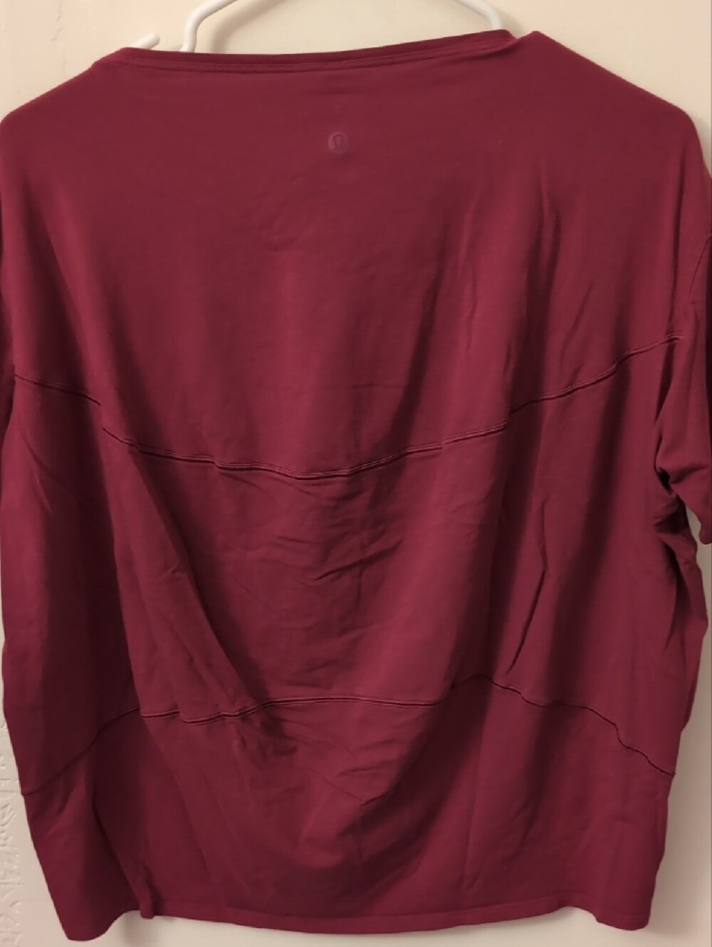 Lululeman Women's Relaxed Crewneck Top in Deep Berry 6 - Picture 4 of 5